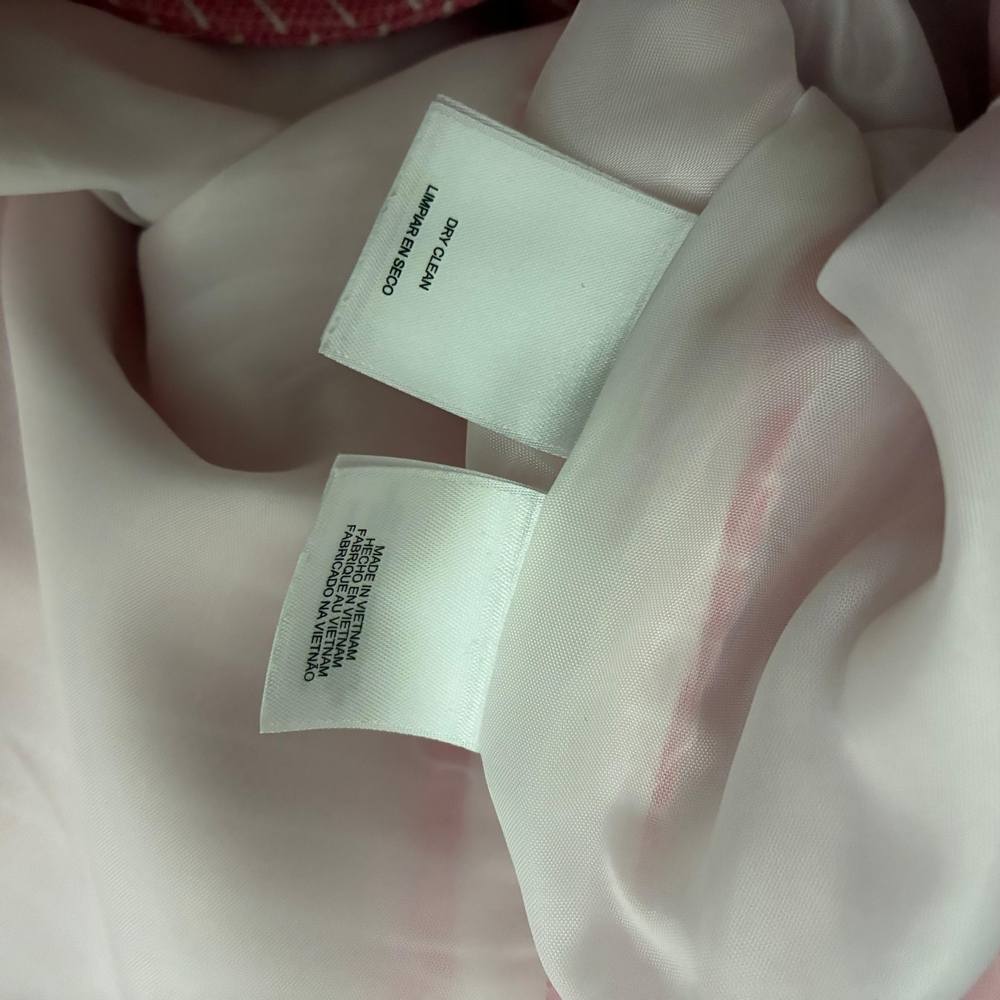 Le Suit | Career Suit Separates in Pink with White Stripes Size 14 - Picture 5 of 6